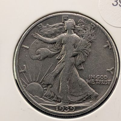 Sale Photo Thumbnail #272: 1939-P Walking Liberty 90% Silver Half Dollar