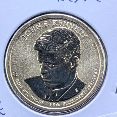 Sale Photo Thumbnail #294: 2015-P Reverse Proof John F. Kennedy Dollar - From Rare C&C set. Only 50k minted.
