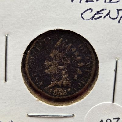 Sale Photo Thumbnail #126: 1863 Indian Head Cent