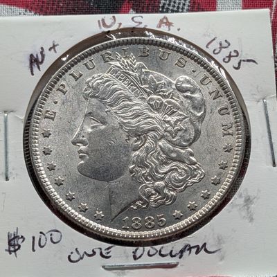 Sale Photo Thumbnail #277: 1885 Morgan 90% Silver Dollar