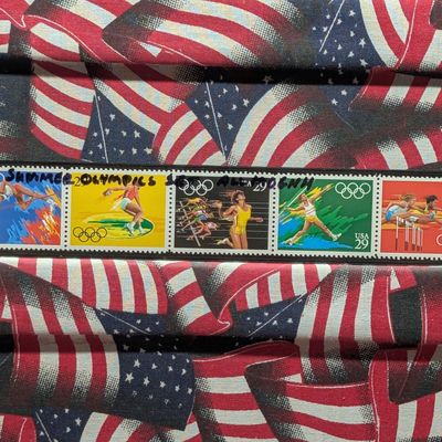 Sale Photo Thumbnail #404: 1991 Summer Olympic Stamp Set, All Mint, Original Gum, Never Hinged