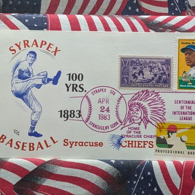 Sale Photo Thumbnail #426: 1983 Baseball 100th Anniversary First Day Cachet