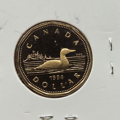 1996 "Proof" Canada Loon Dollar