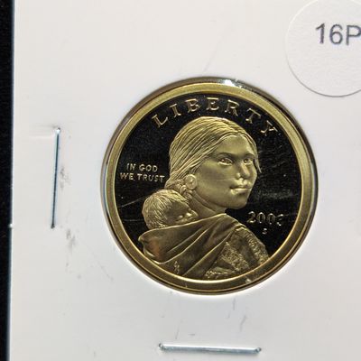 Sale Photo Thumbnail #109: 2003-S Proof Sacagawea Dollar with Eagle in Flight Reverse