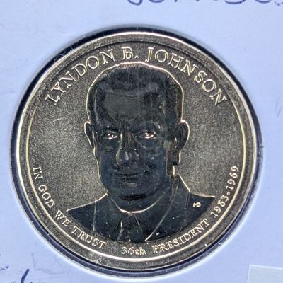 Sale Photo Thumbnail #301: 2015-P Reverse Proof Lyndon B. Johnson Dollar - From Rare C&C Set. Only 75k minted.
