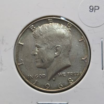 1968-D 40% Silver Kennedy Half Dollar