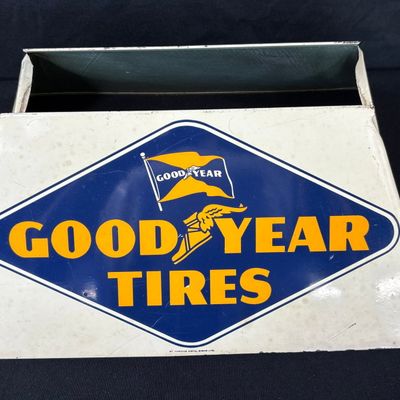 Sale Photo Thumbnail #31: Goodyear Tires Painted Metal Advertising Tire Rack