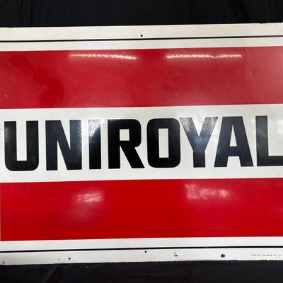 Sale Photo Thumbnail #112: Uniroyal SST Painted Metal Advertising Tire Sign
