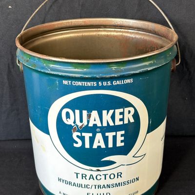 Sale Photo Thumbnail #41: Quaker State Tractor Hydraulic Trans Fluid 5 Gallon Can