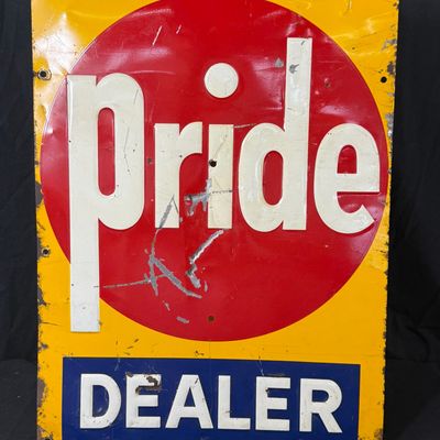 Sale Photo Thumbnail #202: Pride Dealer DST Seed Corn Double Sided Rack Topper Sign