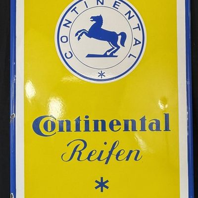Sale Photo Thumbnail #303: Continental Tires SSP Porcelain European Advertising Sign