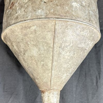 Sale Photo Thumbnail #249: Cities Service Embossed Oversize 16" Pressed Steel Funnel