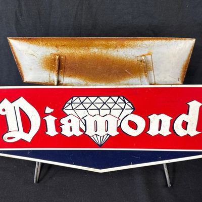 Sale Photo Thumbnail #59: Diamond Tires Painted Metal Store Display Tire Rack