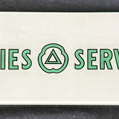 Sale Photo Thumbnail #152: Cities Service Gas Pump Advertising Glass Sign