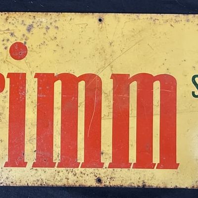 Sale Photo Thumbnail #483: Brimm Swift's Specialized Crop Maker SST Tin Metal Farm Sign