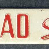 Sale Photo Thumbnail #413: Merita Bread Stays Fresh Longer Tin Embossed Door Push Sign