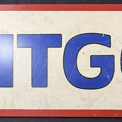 Sale Photo Thumbnail #207: Citgo SST Painted Metal Gas Service Station Advertising Sign