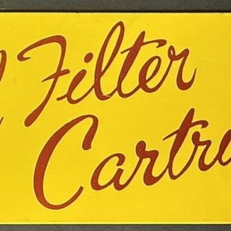 Sale Photo Thumbnail #270: Wix Full Flow Hevi Duty Oil Filter Cartridges SST Tin Sign