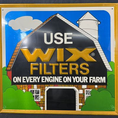 Sale Photo Thumbnail #268: Use Wix Filters On Every Engine On Your Farm SST Tin Sign