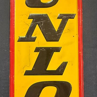 Sale Photo Thumbnail #183: Dunlop Tire Safety Specialists Embossed Vertical Sign
