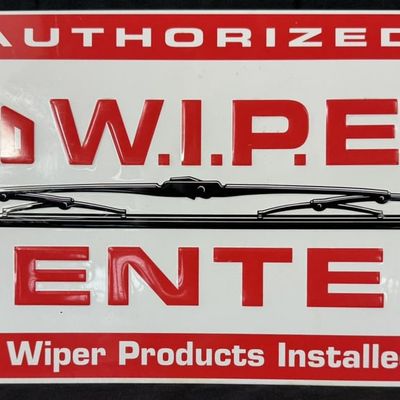 Sale Photo Thumbnail #211: Authorized Trico Wiper Center SST Embossed Advertising Sign