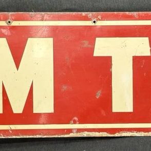 Sale Photo Thumbnail #220: Firestone Farm Tires DST Painted Metal Advertising 44" Sign