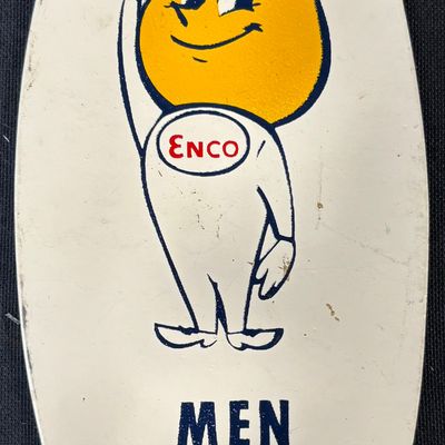 Sale Photo Thumbnail #15: Enco Humble Oil Refining Billings MT Men Restroom Key Holder