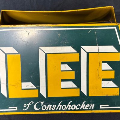 Sale Photo Thumbnail #52: Lee Tires Painted Metal Advertising Store Display Tire Rack