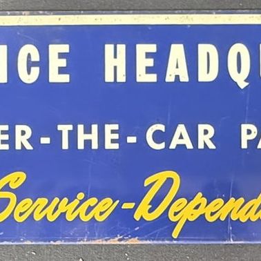 Sale Photo Thumbnail #236: MOOG Service Headquarters Under The Car Parts SST Rack Sign