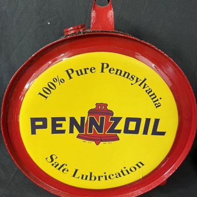 Sale Photo Thumbnail #116: Pennzoil Restored & Repainted 5 Gallon Rocker Motor Oil Can