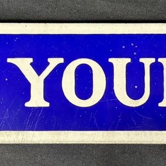 Sale Photo Thumbnail #225: Watch Your Step SSP Porcelain Bathroom Advertising Sign