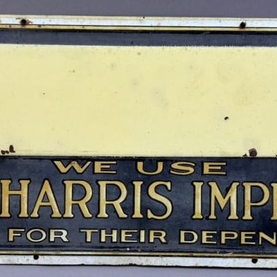 Sale Photo Thumbnail #533: We Use Massey Harris Implements SST Embossed Sign