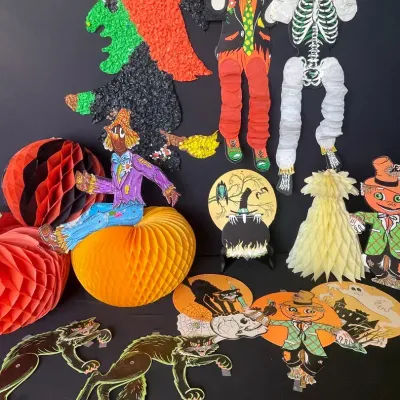 Retro Halloween Decorations 