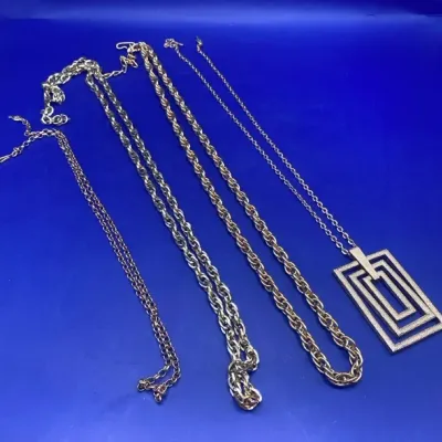 Sara Coventry Four Gold Necklaces