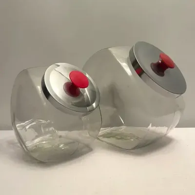 Vintage Tilted Candy Jars (2)