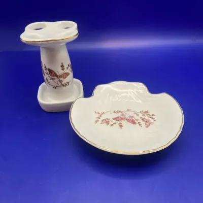 Vintage Toothbrush Holder And Soap Dish By Takahashi