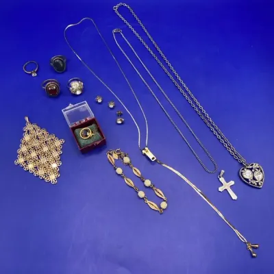 Mixed Toned Costume Jewelry Some Sara, Coventry, Including Rings, Pendants Bracelet, And Necklaces