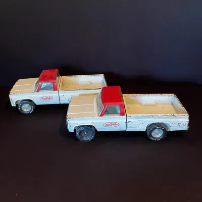 Vintage 1970s Nylint True Value Chevy Pickup Truck, Lot Of Two