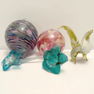 Vintage Murano-Style Hand-Blown Glass Collection