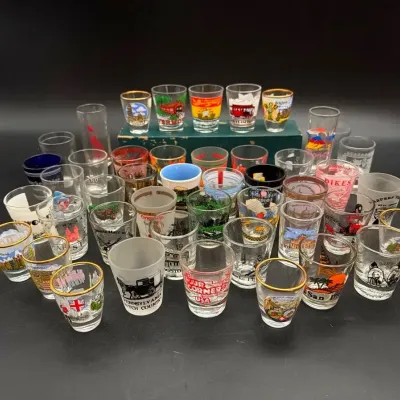 Vintage Shot Glasses from Around The World (40)