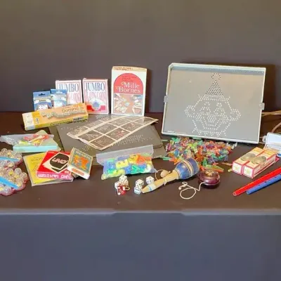 Vintage Games & Toys Mystery Lot Of 