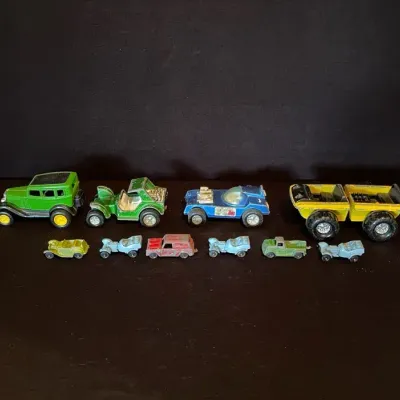 1970s Tootsietoy Die-Cast Metal Vehicles Made in the USA, Lot Of 10