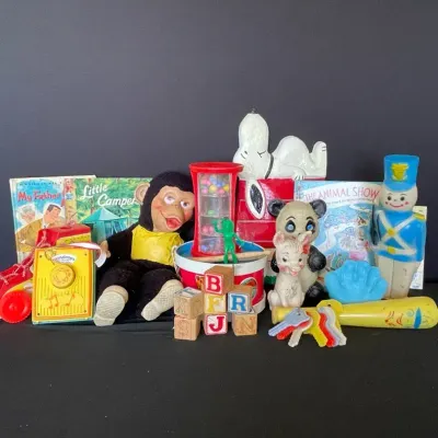 Vintage Toys Rubber Monkey, Snoopy MORE SEE PHOTOS