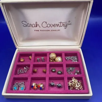 Vintage Collection Of Sara Coventry Earrings In Box