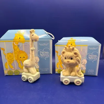 Precious Moments Birthday Train Giraffe And Lion