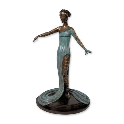 Erte (Russian/French, 1892-1990), Art Deco Bronze Sculpture, La Merveilleuse, Signed & Numbered