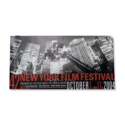 Jeff Bridges Signed 42nd New York Film Festival Poster