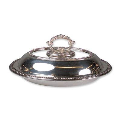 Vintage Silverplate Covered Serving Dish