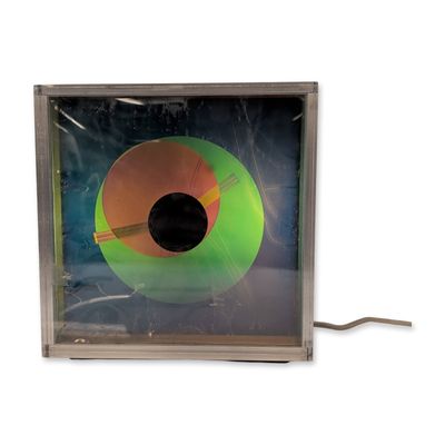 Kirsch Hamilton Prisma Aluminum Kinetic Clock