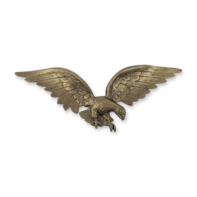 Mid-Century American Federal Cast Aluminum Eagle Plaque